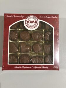 Boite de chocolat au lait - format petit (200g)