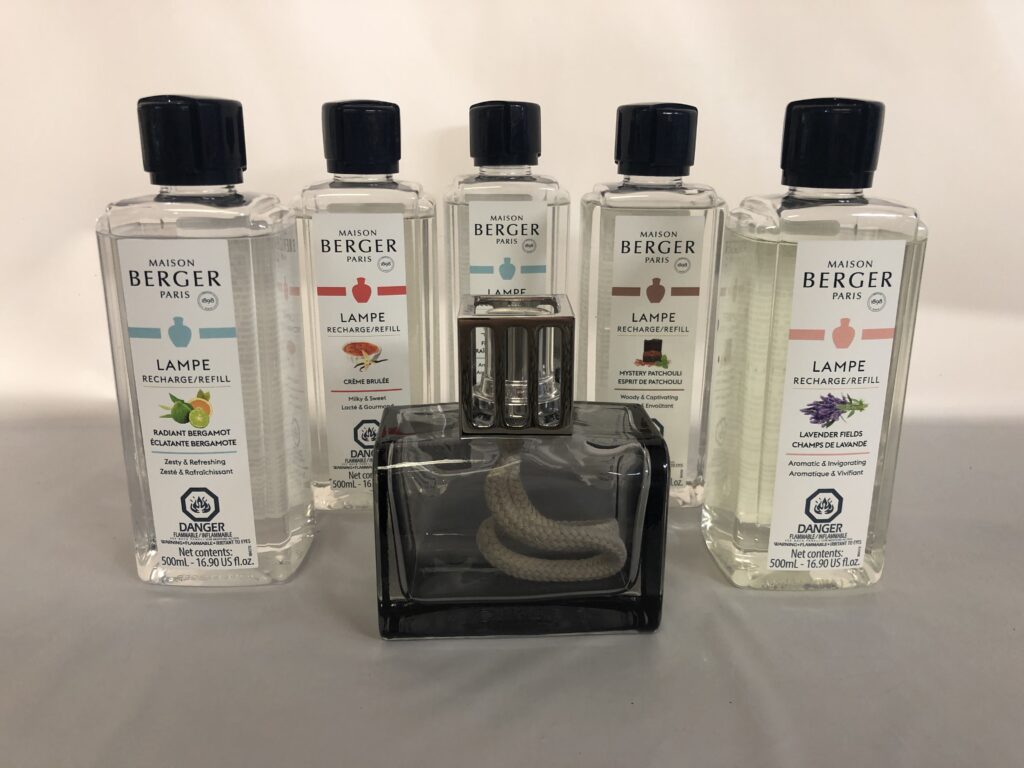 Belle sélection de lampes Berger à la Boutique cadeau Unifleur